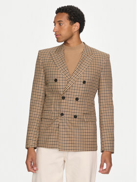 HUGO Hugo Marynarka Arti243F1X 50520356 Brązowy Extra Slim Fit