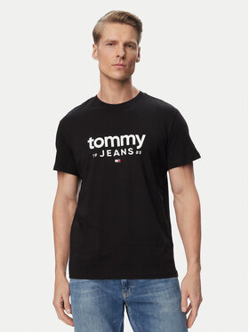 Tommy Jeans Tommy Jeans T-Shirt Graphic DM0DM23376 Czarny Slim Fit