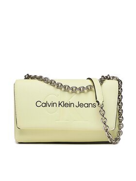 Calvin Klein Jeans Calvin Klein Jeans Дамска чанта Sculpted Ew Flap Conv25 Mono K60K607198 Жълт