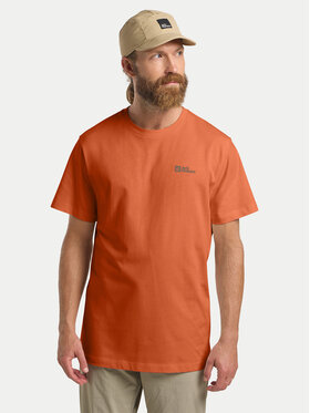 Jack Wolfskin Jack Wolfskin T-Shirt Essential 1808382 Oranžová Regular Fit