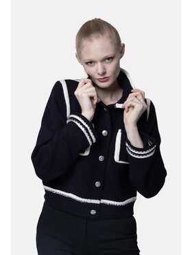 PINKO PINKO Kardigan Sulcis Biały Regular Fit