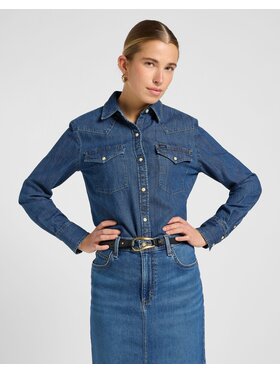Lee Lee Koszula REGULAR WESTERN SHIRT Niebieski Regular Fit