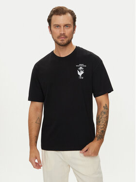 Jack&Jones Jack&Jones T-shirt Bradley 12264415 Crna Relaxed Fit