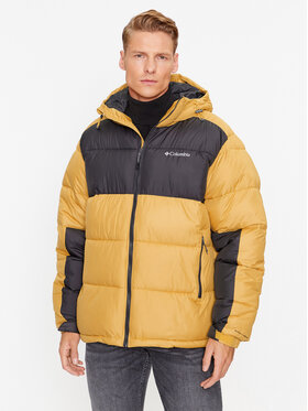 Columbia Columbia Kurtka puchowa Pike Lake™ II Hooded Jacket Żółty Regular Fit