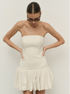 La Mania La Mania Vestito da giorno PENNY Crema Classic Fit
