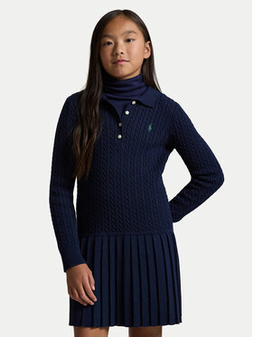 Polo Ralph Lauren Polo Ralph Lauren Strickkleid 313978841001 Dunkelblau Regular Fit