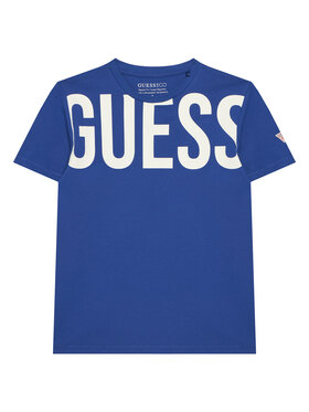 Guess Guess Tricou L6GI26 J1314 Albastru Regular Fit