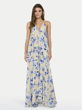 ONLY ONLY Sukienka letnia Mille 15323229 Écru Regular Fit