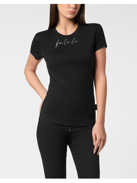 PHILIPP PLEIN PHILIPP PLEIN Tričko 26533 Čierna Skin Tight Fit