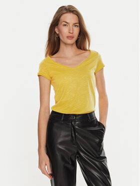 Sisley Sisley T-särk 3TNHL4007 Kollane Regular Fit