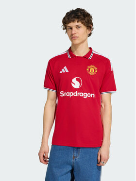 adidas adidas Koszulka techniczna 169680 Czerwony Slim Fit