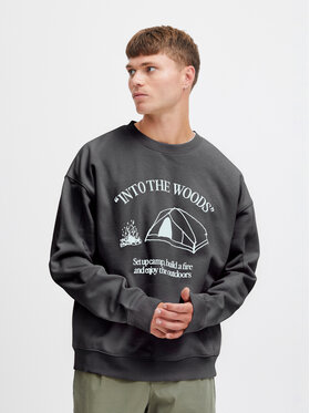 Solid Solid Μπλούζα 21108021 Μαύρο Regular Fit