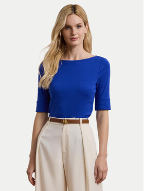 LAUREN RALPH LAUREN LAUREN RALPH LAUREN Блуза 200654963185 Син Slim Fit