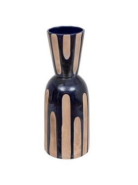 MIAhome MIAhome Wazon terracotta granatowy TERRA 40 cm Granatowy