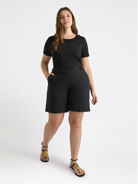 Fiorella Rubino Fiorella Rubino Spodnie materiałowe P086L002230N033 Czarny Regular Fit