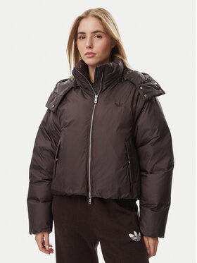 adidas adidas Winterjacke Essentials KR9566 Dunkelbraun Loose Fit