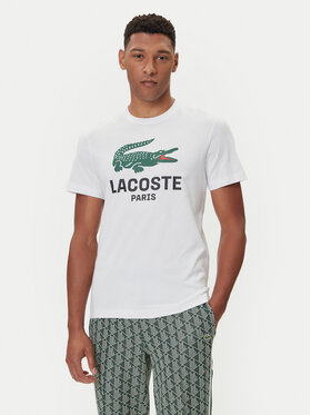 Lacoste Lacoste Tričko TH5634 Biela Regular Fit