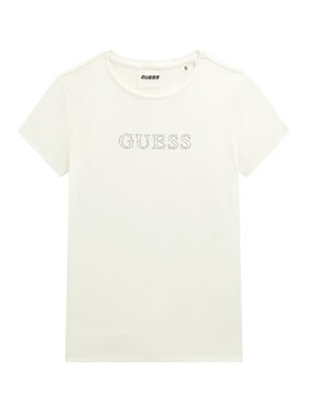 Guess Kids Guess Kids Top 158645 Biały Classic Fit