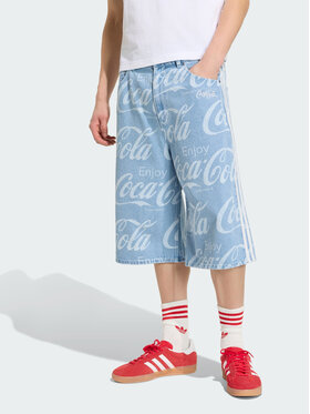 adidas adidas Szorty jeansowe 167652 Granatowy Regular Fit
