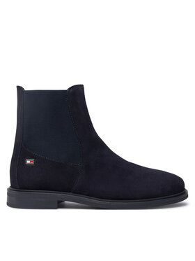 Tommy Hilfiger Tommy Hilfiger Μποτάκια με λάστιχο FW0FW08176 Σκούρο μπλε