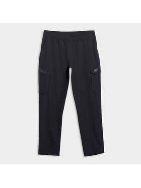 4F 4F Spodnie dresowe 4FWAW25TFTRM0887-20S Czarny Regular Fit