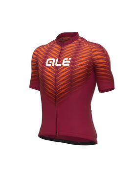 Alé Cycling Alé Cycling Koszulka rowerowa Solid Thorn Bordowy Fitted Fit