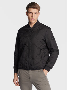Calvin Klein Calvin Klein Μπουφάν μεταβατικό Crinkle K10K110680 Μαύρο Regular Fit