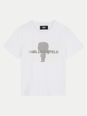 Karl Lagerfeld Kids T-shirt Z30239 D Bijela Regular Fit