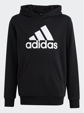 adidas adidas Mikina Big Logo Essentials HR6380 Čierna Regular Fit