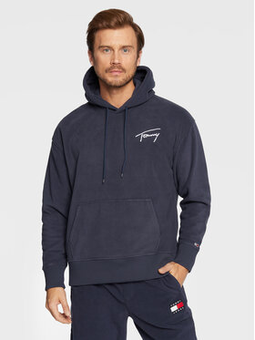 Tommy Jeans Tommy Jeans Polar Signature DM0DM15030 Granatowy Relaxed Fit