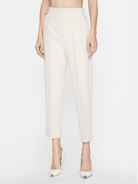 Maryley Maryley Hlače 23IB616/41LA Bež Regular Fit