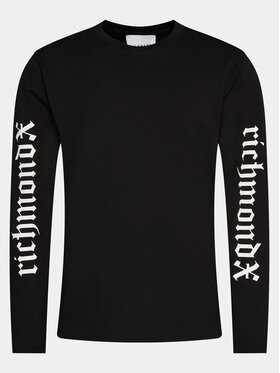 Richmond X Richmond X Longsleeve Hairiti UMP24139TS Чорний Regular Fit