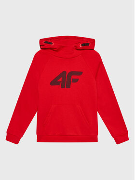 4F 4F Sweatshirt HJZ22-JBLM002 Rot Regular Fit