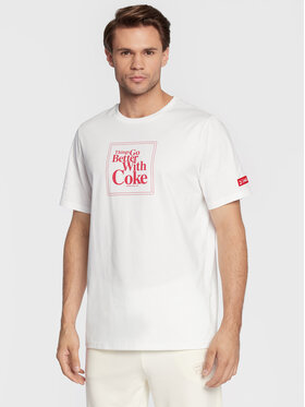 Puma Puma T-Shirt COCA-COLA Graphic 536158 Λευκό Regular Fit