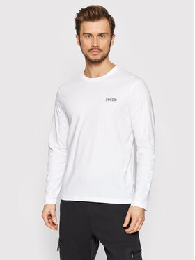 Calvin Klein Calvin Klein Majica dugih rukava Mirrored Logo K10K108851 Bijela Regular Fit