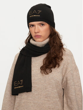 EA7 Emporio Armani EA7 Emporio Armani Sada čepice a šál 282000 4F200 00020 Černá