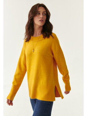 TATUUM TATUUM Sweter KASZMANI Żółty Classic Fit
