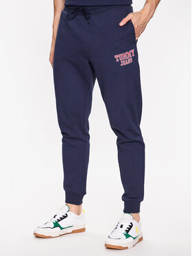 Tommy Jeans Tommy Jeans Spodnie dresowe Entry Graphic DM0DM16337 Granatowy Slim Fit