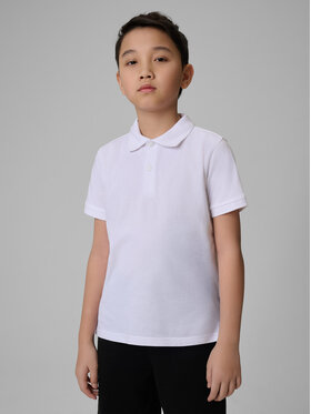 4F 4F Polo BASIC+ Biały Regular Fit
