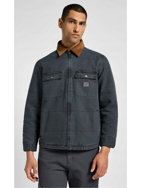 Lee Lee Kurtka koszulowa Quilted Workwear Jacket Szary Regular Fit