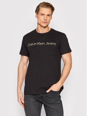 Calvin Klein Jeans Calvin Klein Jeans T-Shirt J30J320194 Czarny Regular Fit