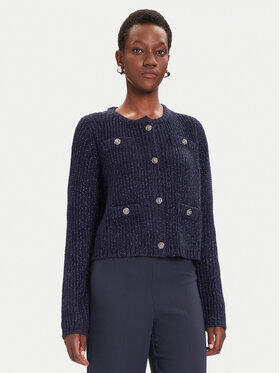 Liu Jo Liu Jo Kardigán MF5235 MA88A Tmavomodrá Regular Fit