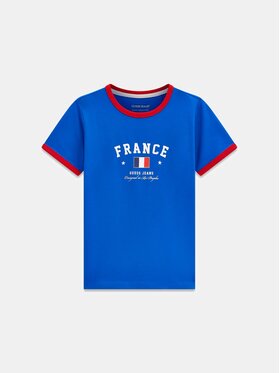 Guess Jeans Guess Jeans Tricou 183096 Albastru Classic Fit