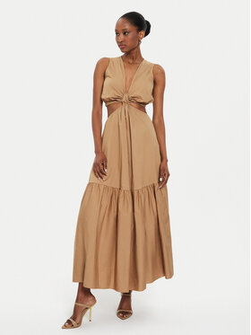 ViCOLO ViCOLO Sommerkleid TB2502 Beige Regular Fit