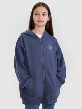 4F 4F Bluza 4FJWspring_summer_2025TSWSF1482 Szary ciemny Loose Fit