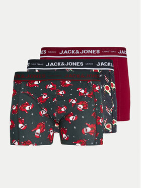 Jack&Jones Jack&Jones Súprava 3 kusov boxeriek Merry X-Mas 12266602 Farebná
