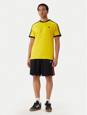 adidas adidas Тишърт 3-Stripes KE3533 Жълт Regular Fit