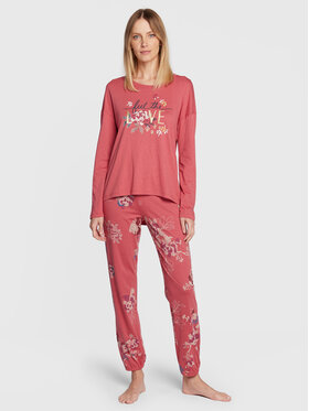 Triumph Triumph Piżama Sets 10213410 Różowy Relaxed Fit