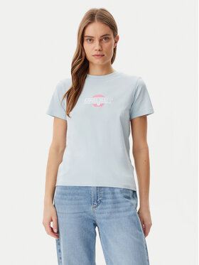 Guess Guess Tricou W5GI26 J1314 Bleumarin Regular Fit
