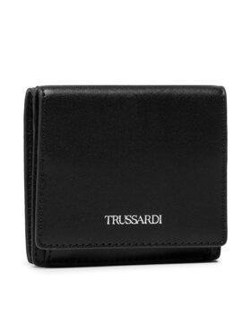Trussardi Trussardi Kisméretű férfi pénztárca Wallet Coin Pocket 71W00168 Fekete